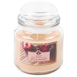 Arome Veľká vonná sviečka v skle Apple and Cinnamon, 424 g