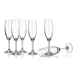Banquet Crystal Leona flauta poháre na šampanské 210ml, 6ks