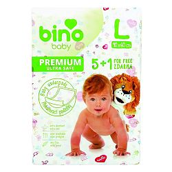 Bino Baby Prebaľovacia podložka Premium L 6 ks, 90 x 60 cm
