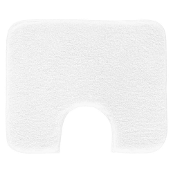 Grund WC predložka s výrezom Melange biela, 50 x 60 cm