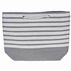 Plážová taška Stripes 52 x 38 cm, sivá