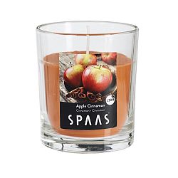 SPAAS Vonná sviečka v skle Apple Cinnamon, 7 cm 