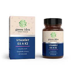 Topvet Vitamíny D3 a K2 60 ks